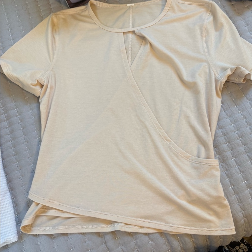 Elegant Cream Women's Top